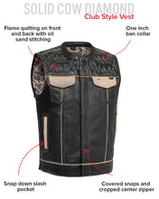 Load image into Gallery viewer, Inferno Rogue Men's Leather Vest (Limited Edition)
