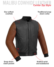 Load image into Gallery viewer, Willie Men's Motorcycle Leather Jacket
