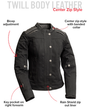 Load image into Gallery viewer, Diamond Back - Women's Motorcycle Jacket
