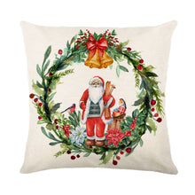 Load image into Gallery viewer, Christmas Decorations Pillow Covers Sofa Square Throw Pillow Cases Stamping Snowflake Waist Cushion Cover Home Bed Decor

