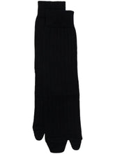 Load image into Gallery viewer, Maison Margiela Women Jersey-Wool Tabi Crew-Length Socks
