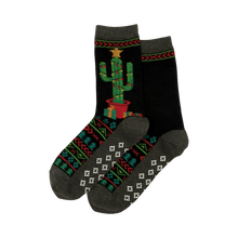 Load image into Gallery viewer, Christmas Cactus Non-Skid Slipper
