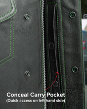 Load image into Gallery viewer, Upside Men's Club Style Leather Vest
