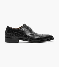 Load image into Gallery viewer, Stacy Adams GENNARO Black Wingtip Oxford
