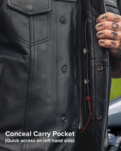 Load image into Gallery viewer, FMCo Men's Signature Leather Vest
