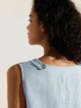 Load image into Gallery viewer, 100% Linen Sleeveless Dress SIENNA
