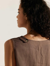 Load image into Gallery viewer, 100% Linen Sleeveless Dress SIENNA
