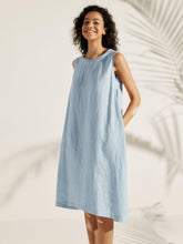 Load image into Gallery viewer, 100% Linen Sleeveless Dress SIENNA
