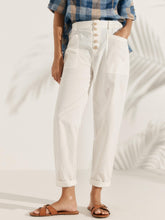 Load image into Gallery viewer, Linen Simple Button Fly Trousers HEIDI
