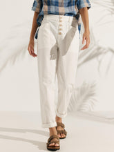 Load image into Gallery viewer, Linen Simple Button Fly Trousers HEIDI

