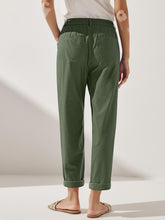 Load image into Gallery viewer, Linen Simple Button Fly Trousers HEIDI
