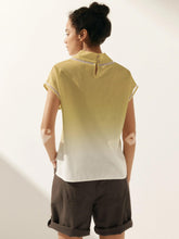 Load image into Gallery viewer, Linen Cutout Turtleneck Top QUINN
