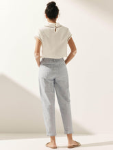 Load image into Gallery viewer, Linen Simple Button Fly Trousers HEIDI
