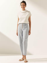 Load image into Gallery viewer, Linen Simple Button Fly Trousers HEIDI
