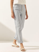 Load image into Gallery viewer, Linen Simple Button Fly Trousers HEIDI

