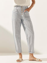 Load image into Gallery viewer, Linen Simple Button Fly Trousers HEIDI

