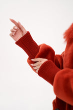 Load image into Gallery viewer, Genuine Lama Fur Peruvian Wool Coat
