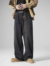 Load image into Gallery viewer, Men's Vintage Wash Loose Fit Jeans
