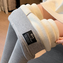 Load image into Gallery viewer, Women’s Lambswool Fleece-Lined High-Waist Winter Leggings
