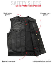 Load image into Gallery viewer, Highside Men's Motorcycle Leather Vest
