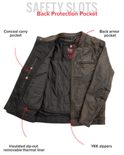 Load image into Gallery viewer, Hipster Men's Motorcycle Leather Jacket
