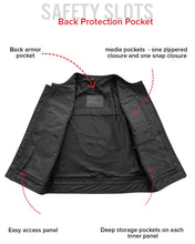 Load image into Gallery viewer, Unbeatable Men's Motorcycle Leather Vest
