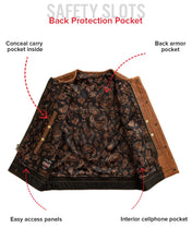 Load image into Gallery viewer, Dust Devil Men's Motorcycle Leather Vest (limited edition)
