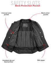 Load image into Gallery viewer, Revolt Men's Motorcycle Leather Jacket
