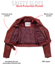 Load image into Gallery viewer, Katy - Women's Leather Jacket - BHBR
