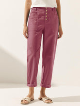 Load image into Gallery viewer, Linen Simple Button Fly Trousers HEIDI
