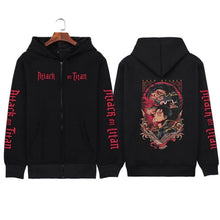 Load image into Gallery viewer, Printed Zipper Sweater Unisex Hoodie Coat
