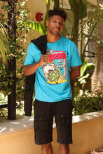 Load image into Gallery viewer, F162 Frost Gone of Da Zaza Tee - Cyan
