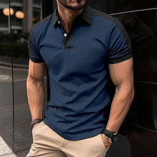 Load image into Gallery viewer, Men's Short Sleeve Business Shirt Summer Casual Polo Shirts
