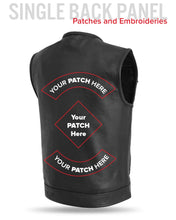 Load image into Gallery viewer, Unbeatable Men's Motorcycle Leather Vest
