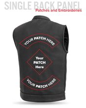 Load image into Gallery viewer, Hotshot Men's Motorcycle Leather Vest
