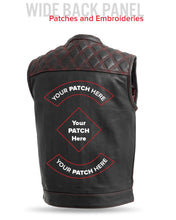 Load image into Gallery viewer, Downside Men's Motorcycle Leather Vest
