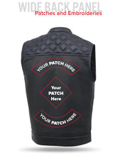 Load image into Gallery viewer, Downside Men's Motorcycle Leather Vest
