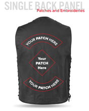 Load image into Gallery viewer, Gun Slinger Men's Motorcycle Western Style Leather Vest
