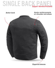 Load image into Gallery viewer, Desperado Men's Motorcycle Twill Jacket
