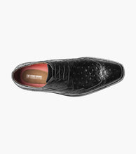 Load image into Gallery viewer, Stacy Adams GENNARO Black Wingtip Oxford
