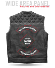 Load image into Gallery viewer, Sinister - Men's Motorcycle Leather Vest
