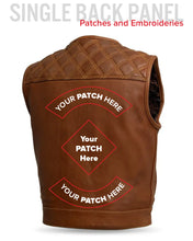 Load image into Gallery viewer, Timber Men's motorcycle leather vest (limited edition)
