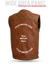 Load image into Gallery viewer, Dust Devil Men's Motorcycle Leather Vest (limited edition)
