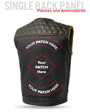 Load image into Gallery viewer, Hornet Men's Club Style Leather Vest
