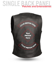 Load image into Gallery viewer, Honey Badger Women's Motorcycle Leather Vest
