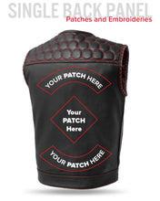 Load image into Gallery viewer, Hornet Men's Club Style Leather Vest
