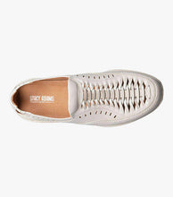 Load image into Gallery viewer, Stacy Adams IBIZA Woven Vamp White Moc Toe Slip On

