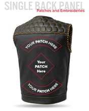 Load image into Gallery viewer, Hornet Men's Club Style Leather Vest
