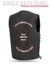 Load image into Gallery viewer, Deadwood Men's Motorcycle Western Style Leather Vest
