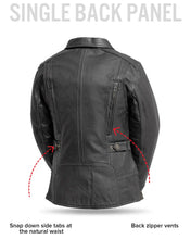 Load image into Gallery viewer, Free Spirit - Women's Motorcycle Leather Jacket
